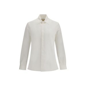 White Cotton Dress Shirt