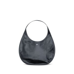 Black Calf Leather Bos Taurus Shoulder Bag