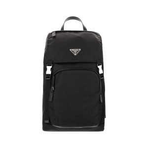 Black Nylon Backpack