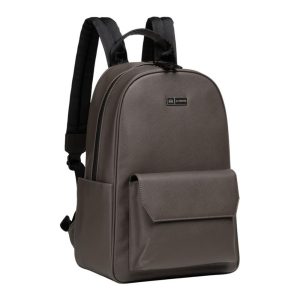 Gray Polyethylene Backpack