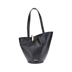 Black Calf Leather Bos Taurus Shoulder Bag