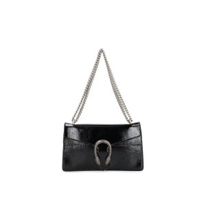 Black Calfskin Crossbody Bag