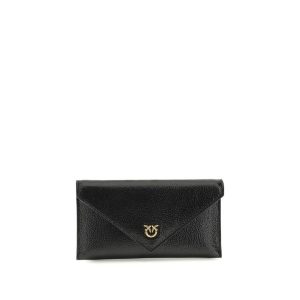 Black Calf Leather Bos Taurus Clutch Bag