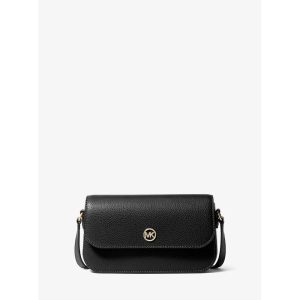 Black Leather Crossbody Bag