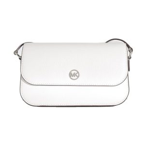 White Leather Crossbody Bag