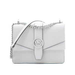 White Leather Shoulder Bag