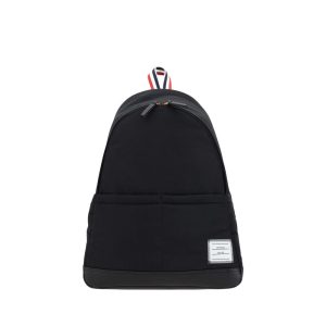 Black Polyester Backpack