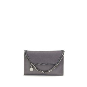 Gray Polyester Shoulder Bag