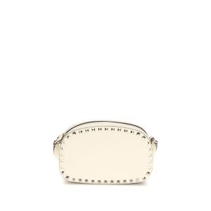 Beige Calf Leather Bos Taurus Shoulder Bag