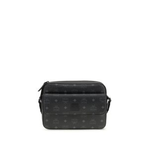 Black Fabric Shoulder Bag