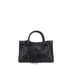 Black Calf Leather Bos Taurus Shoulder Bag