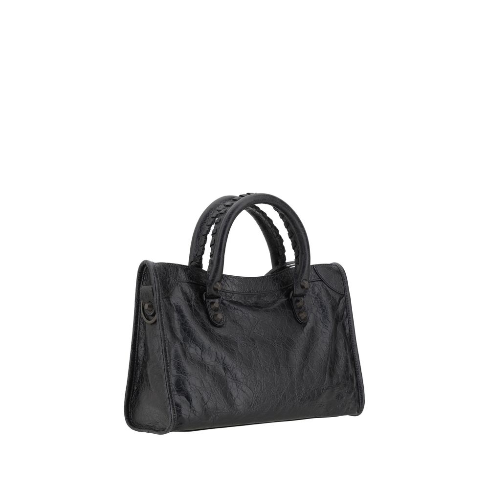 Black Calf Leather Bos Taurus Shoulder Bag - Image 3