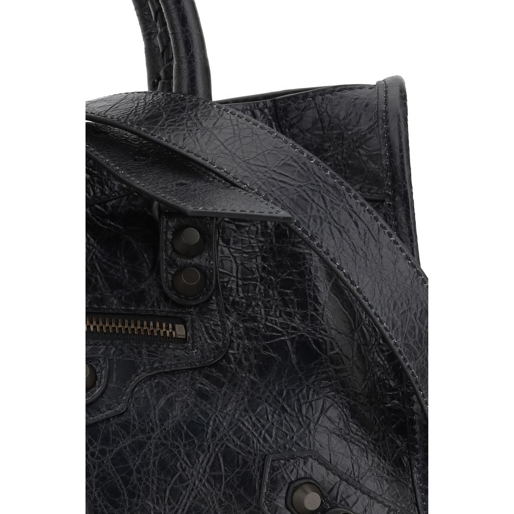 Black Calf Leather Bos Taurus Shoulder Bag - Image 4