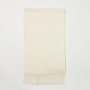 White Cashmere Scarf