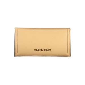 Beige Polyurethane Women Wallet