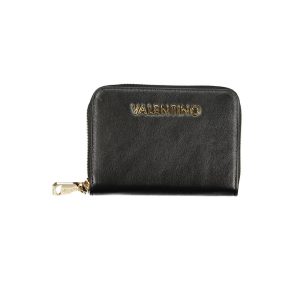 Black Polyurethane Women Wallet
