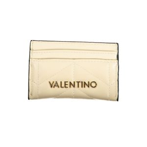 Beige Polyurethane Women Wallet