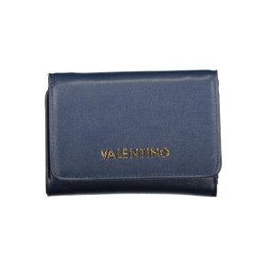 Blu Poliuretano Women Wallet