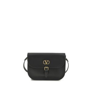 Black Calf Leather Bos Taurus Shoulder Bag