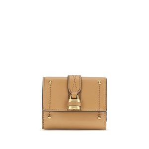 Beige Lamb Ovis Aries Aries Wallet