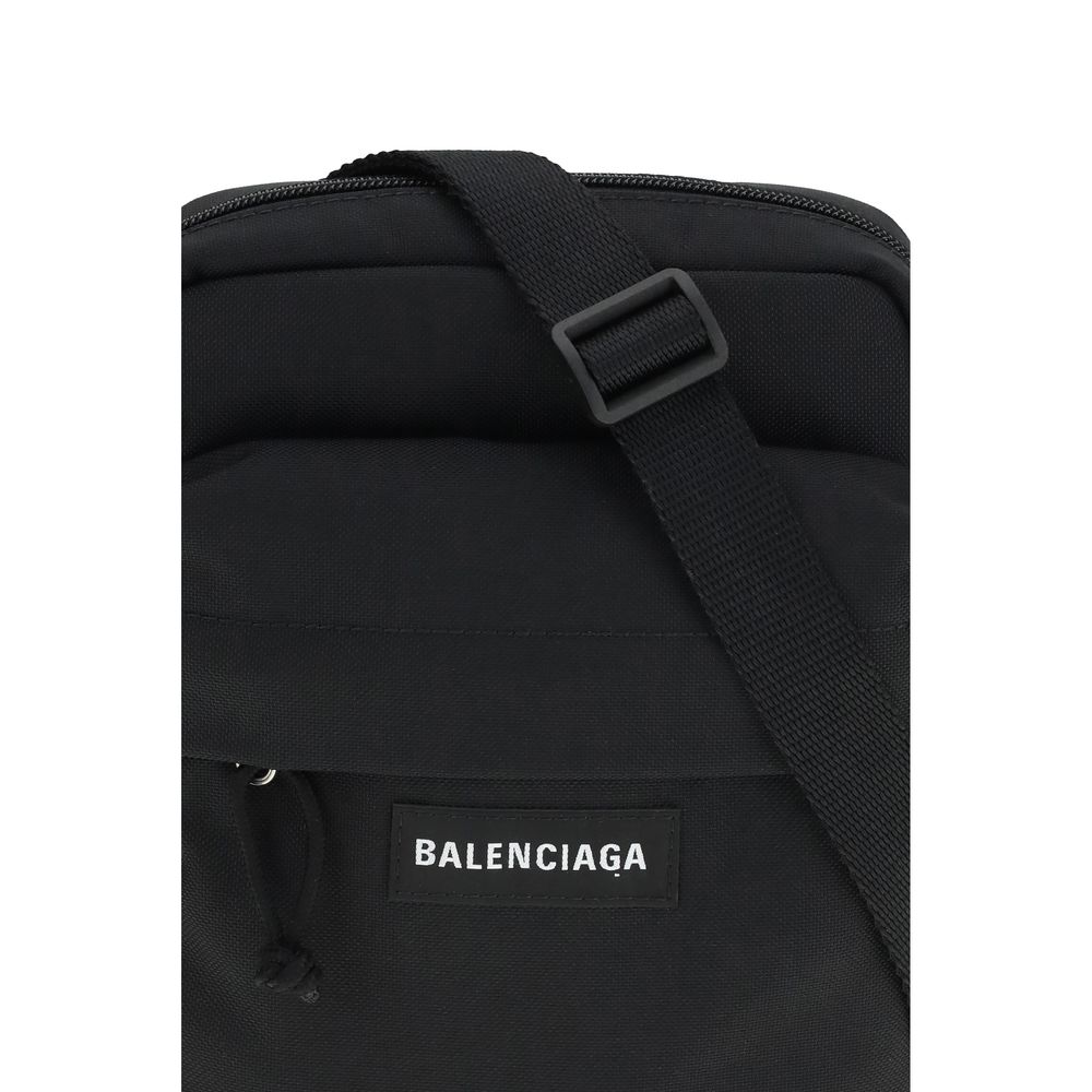 Black Polyamide Shoulder Bag - Image 4