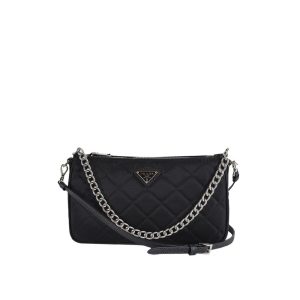 Black Nylon Shoulder Bag