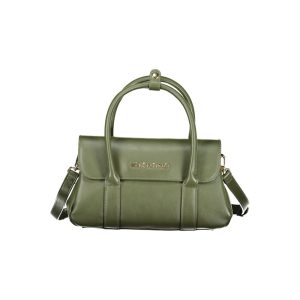 Verde Polyurethane Women Handbag