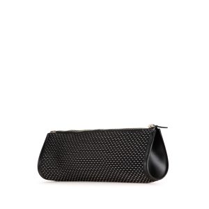 Black Woven Shoulder Bag