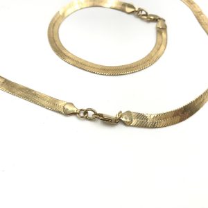 Givenchy Gold-Plated Herringbone Chain Bracelet