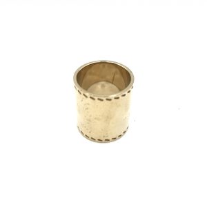 Gold Tone Scarf Ring Accessory