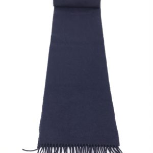 Navy Blue Soft Wool Scarf