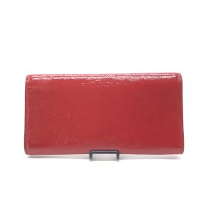 Red Patent Leather Clutch Bag