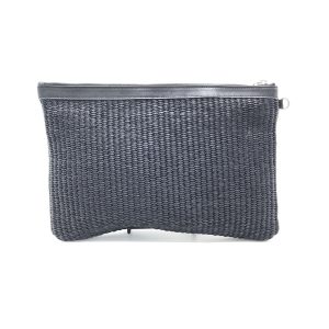 Rive Gauche Zipped Pouch In Black