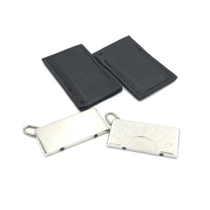 Silver Tone Half Sun Pendant Set