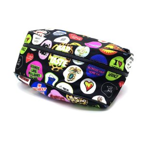 Versache Nylon Travel Stamp Vanity Pouch