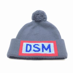 Wool Knit Beanie With Logo Design