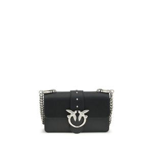 Black Calf Leather Bos Taurus Shoulder Bag