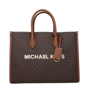 Brown Fabric Handbag