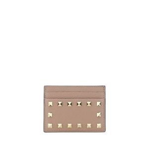 Beige Calf Leather Bos Taurus Wallet