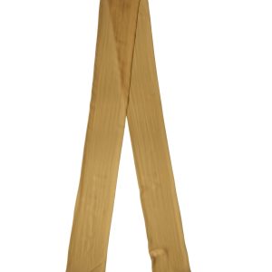 Brown Silk Sash Wrap Foulard Stole 293.5cm x 19.5cm Scarf