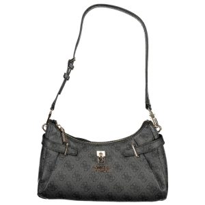 Nero Polyurethane Women Handbag