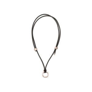 Brown Calf Leather Bos Taurus Keychain