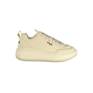 Beige Polyester Women Sneaker