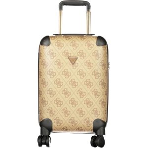 Marrone Poliuretano Women Travel Trolley