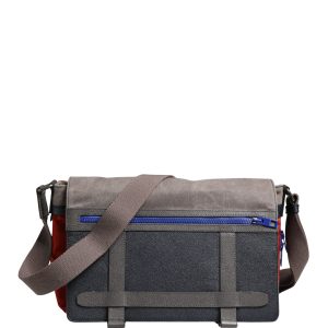 Men Multicolor Nylon Canvas Etna Messenger Borse Bag