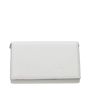White Leather Clutch Bag