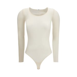 Beige Polyamide Bodysuit