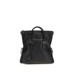 Black Calf Leather Bos Taurus Handbag