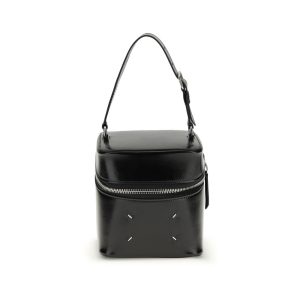Black Calf Leather Bos Taurus Backet Bag