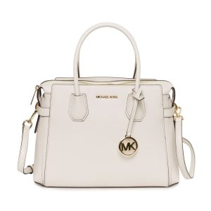 Beige Leather Handbag